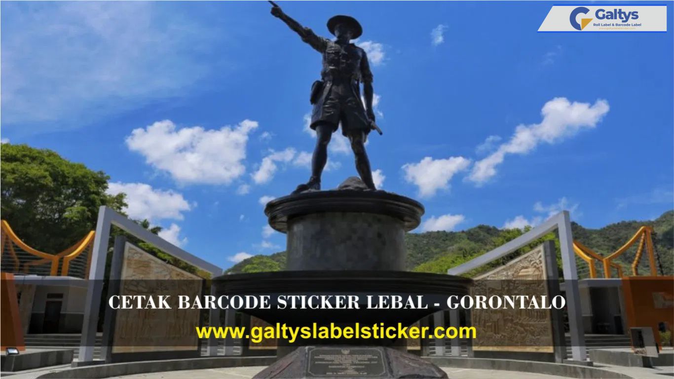 Layanan Jasa Cetak Sticker Barcode dan Roll Polos Gorontalo Murah dan Cepat