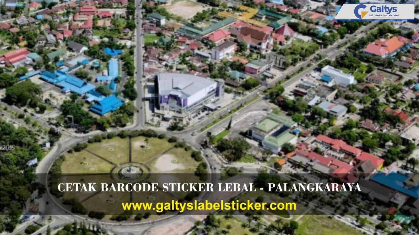 Layanan Jasa Cetak Sticker Barcode dan Roll Polos Kalimantan Tengah Palangkaraya