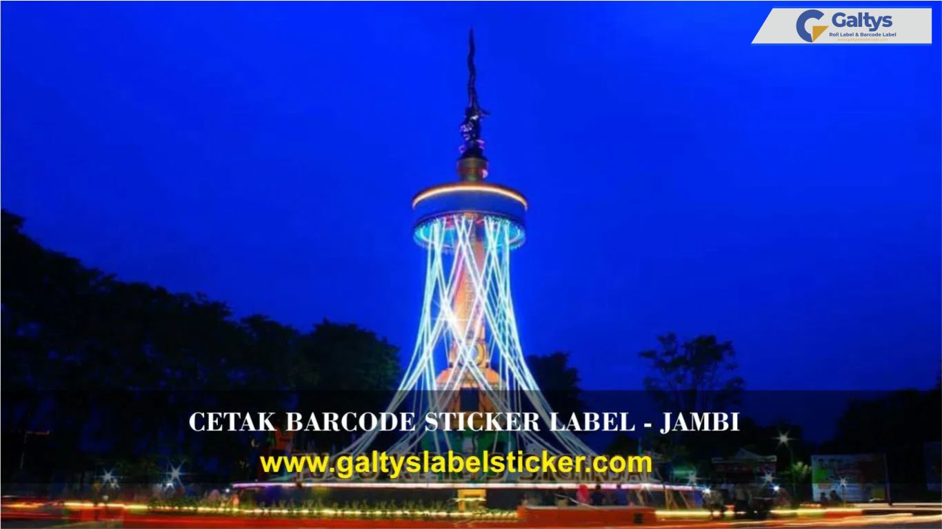 Layanan Jasa Cetak Sticker Barcode dan Roll Polos Jambi Murah